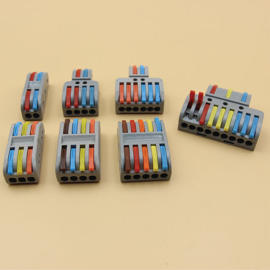 Lever-Nut Wire Connector | Colour-Coded Quick Wiring Terminal | Tool-Free Electrical Joiner