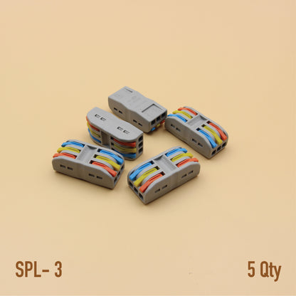 Lever-Nut Wire Connector | Colour-Coded Quick Wiring Terminal | Tool-Free Electrical Joiner