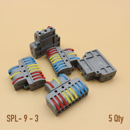 Lever-Nut Wire Connector | Colour-Coded Quick Wiring Terminal | Tool-Free Electrical Joiner