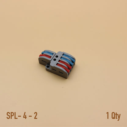 Lever-Nut Wire Connector | Colour-Coded Quick Wiring Terminal | Tool-Free Electrical Joiner