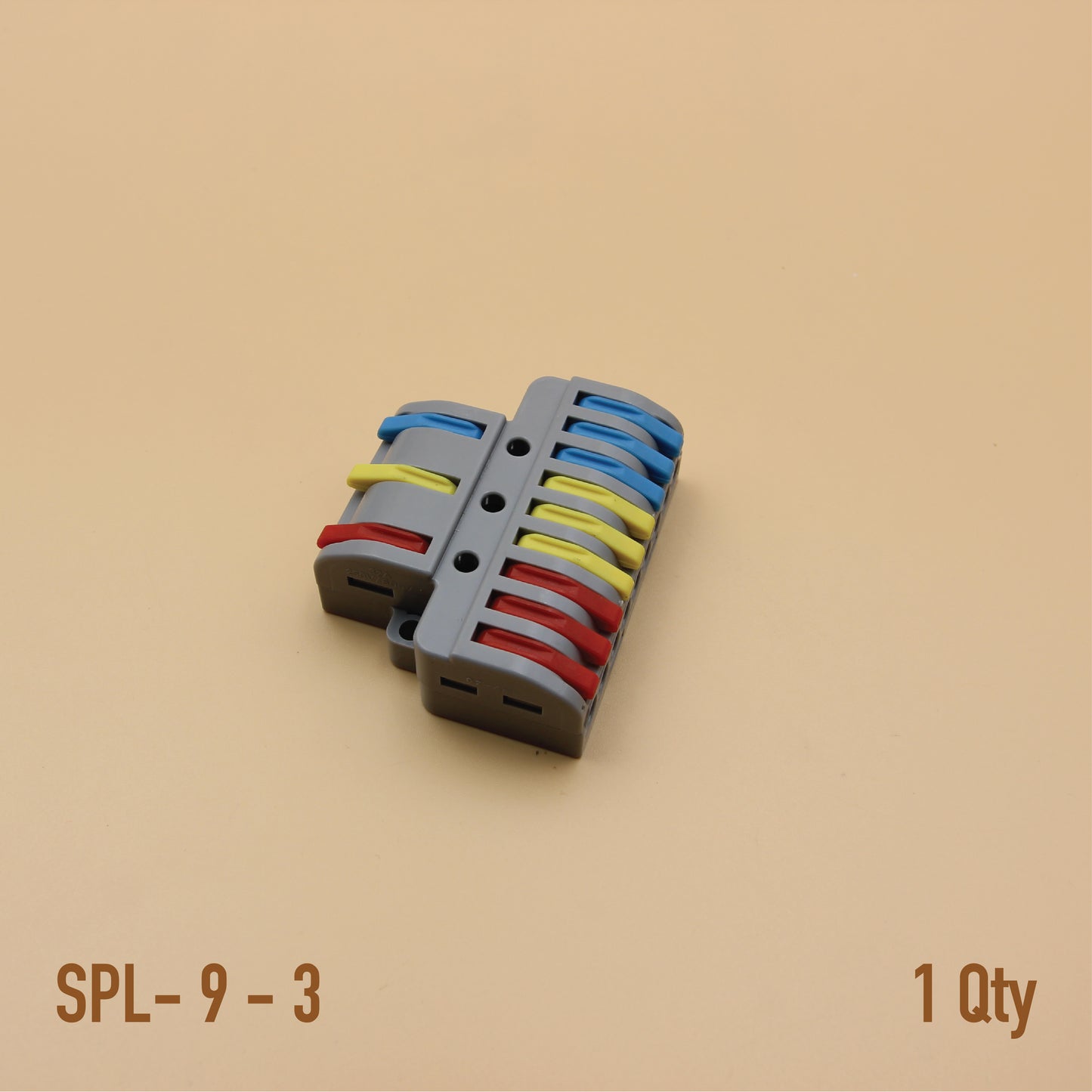 Lever-Nut Wire Connector | Colour-Coded Quick Wiring Terminal | Tool-Free Electrical Joiner