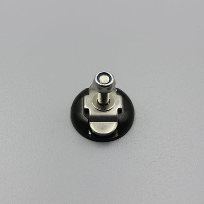 Aluminium Black Cargo L Track Flush Mount Circle Base
