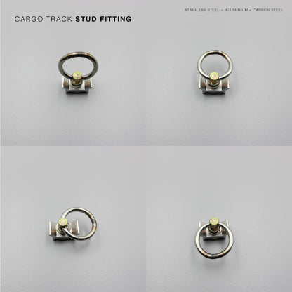 Silver Cargo L Track Anchor Ring Clip