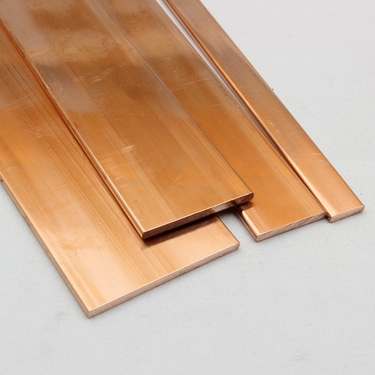 Copper Flat Bar | 25.4x3.18mm | C110 Alloy | Custom Length