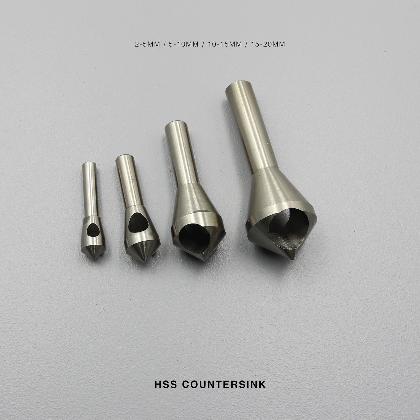 HSS 90° Countersink Chamfer Drill Bit | 2-5mm / 5-10mm / 10-15mm / 15-20mm
