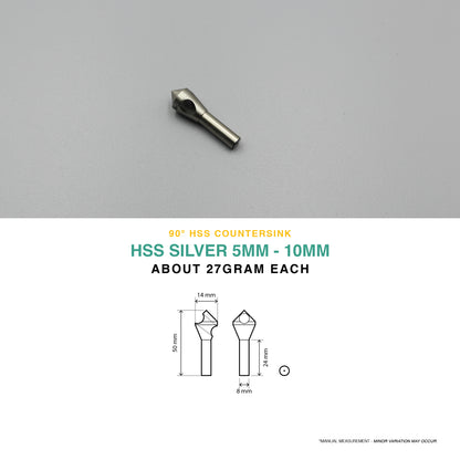 HSS 90° Countersink Chamfer Drill Bit | 2-5mm / 5-10mm / 10-15mm / 15-20mm