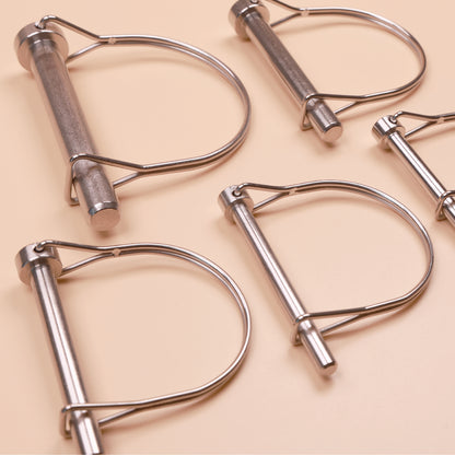 S316 Stainless Steel D Shape Wire Lock Pin – Quick Release Safety Retaining Pin