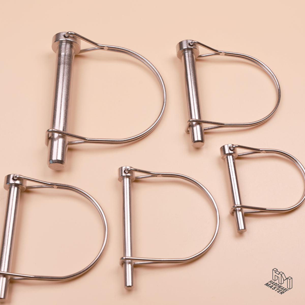 S316 Stainless Steel D Shape Wire Lock Pin – Quick Release Safety Retaining Pin