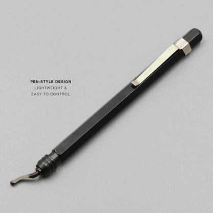 NOGA Deburring Tool Pen with 2 Blades Metal Aluminium Burr Remover Professional