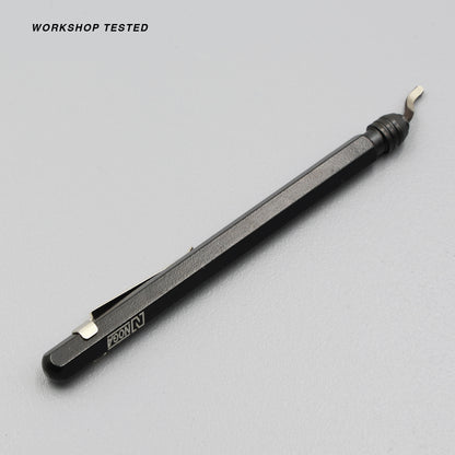 NOGA Deburring Tool Pen with 2 Blades Metal Aluminium Burr Remover Professional