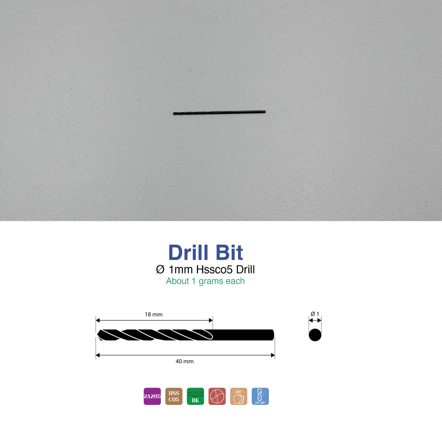 Size 1mm – 13mm | Premium HSS-Co Cobalt Drill Bit | Heavy Duty Metal Drilling