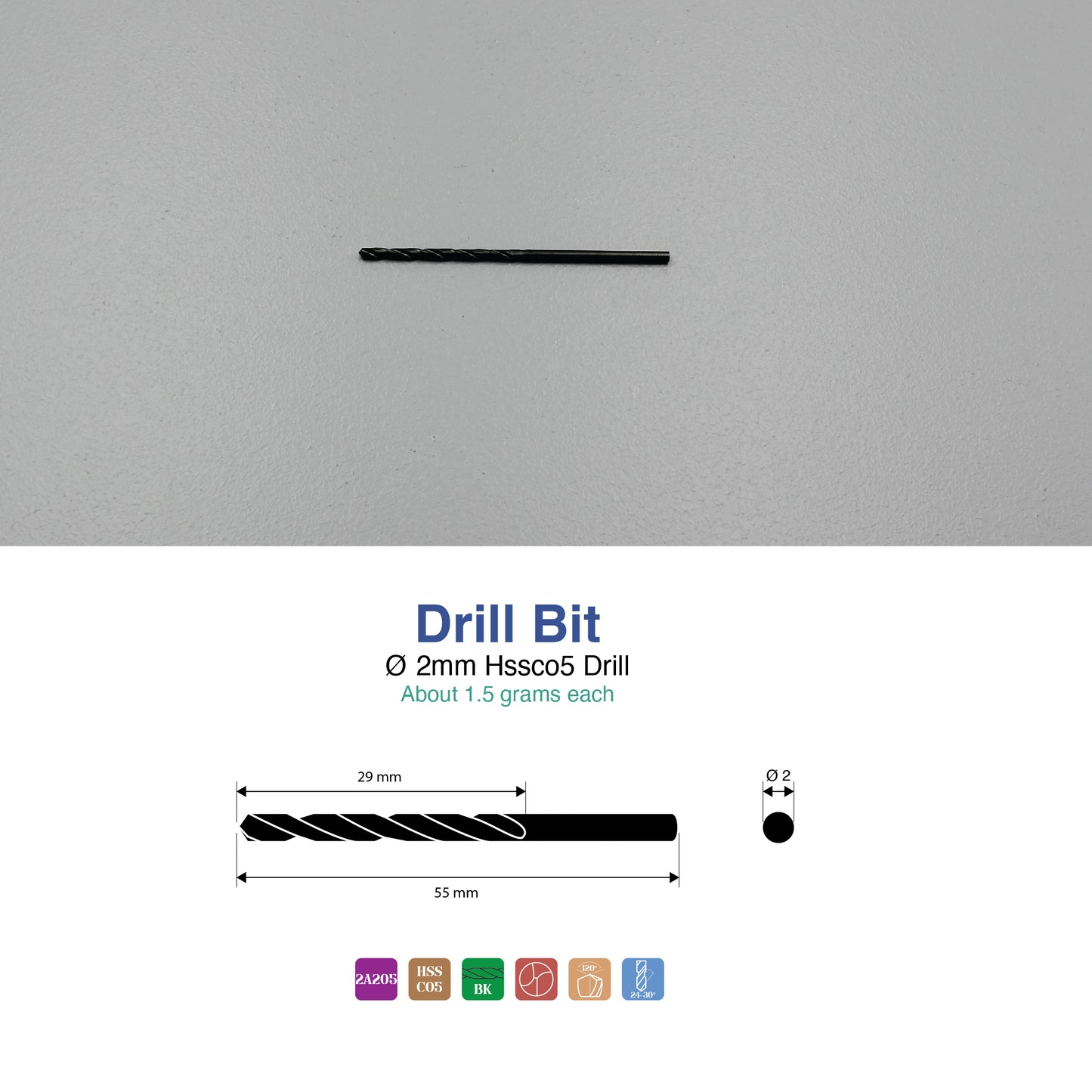 Size 1mm – 13mm | Premium HSS-Co Cobalt Drill Bit | Heavy Duty Metal Drilling