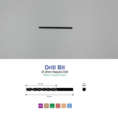 Size 1mm – 13mm | Premium HSS-Co Cobalt Drill Bit | Heavy Duty Metal Drilling