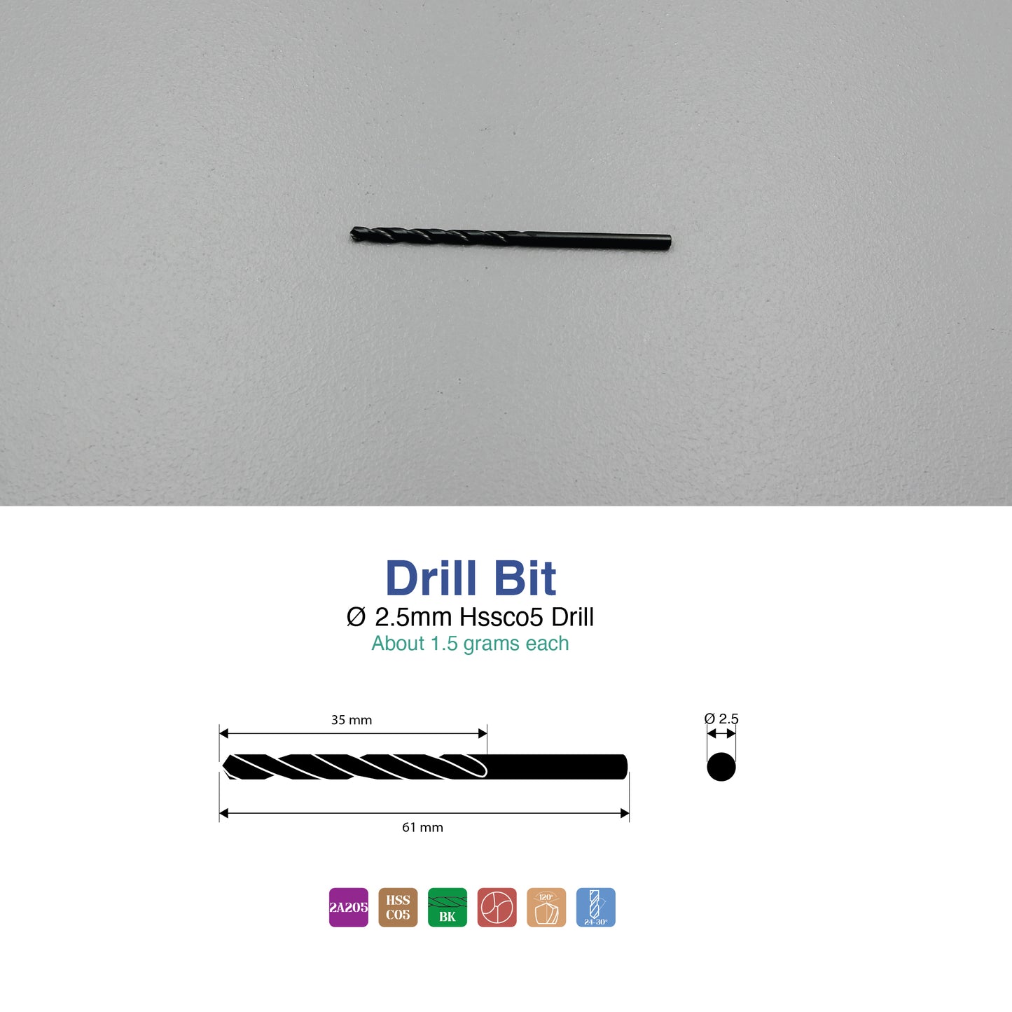 Size 1mm – 13mm | Premium HSS-Co Cobalt Drill Bit | Heavy Duty Metal Drilling