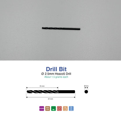 Size 1mm – 13mm | Premium HSS-Co Cobalt Drill Bit | Heavy Duty Metal Drilling