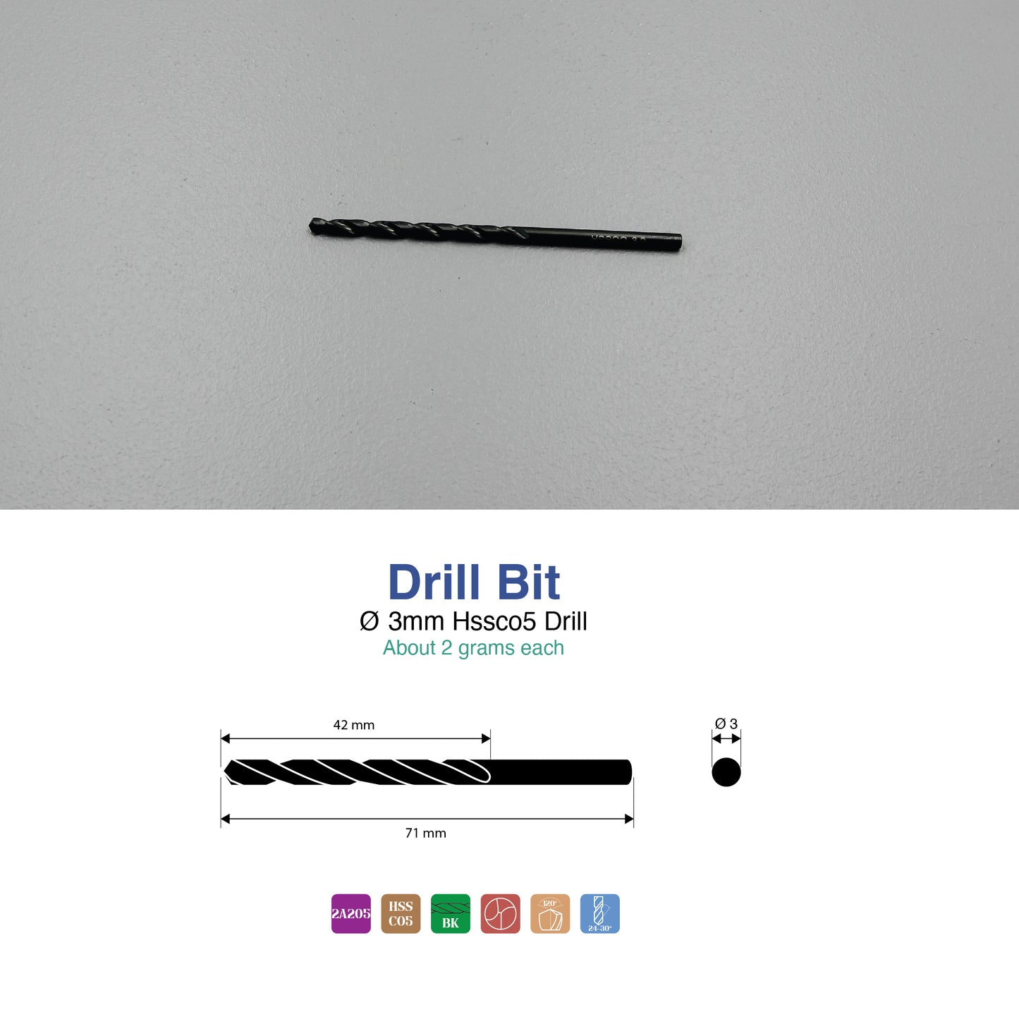 Size 1mm – 13mm | Premium HSS-Co Cobalt Drill Bit | Heavy Duty Metal Drilling