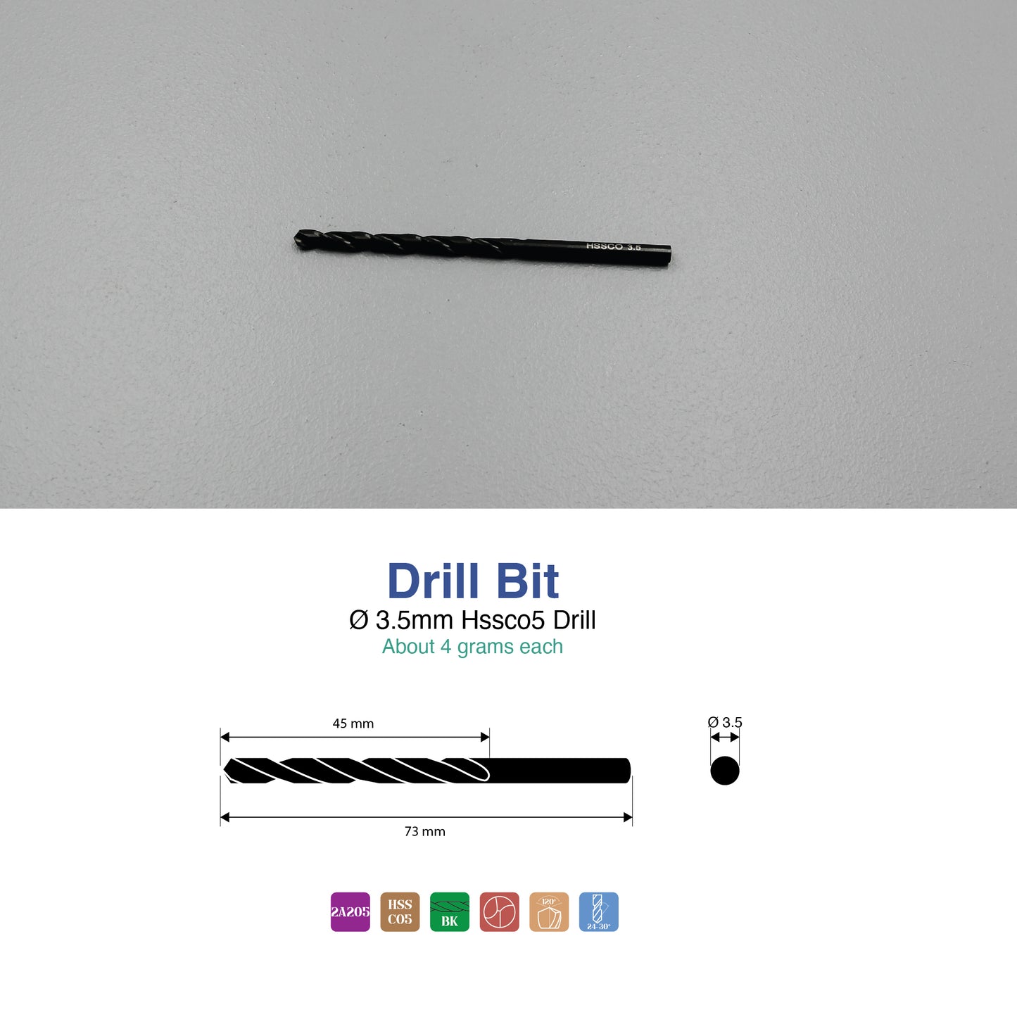 Size 1mm – 13mm | Premium HSS-Co Cobalt Drill Bit | Heavy Duty Metal Drilling