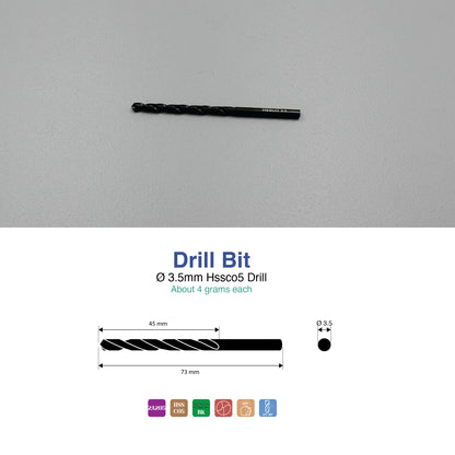 Size 1mm – 13mm | Premium HSS-Co Cobalt Drill Bit | Heavy Duty Metal Drilling