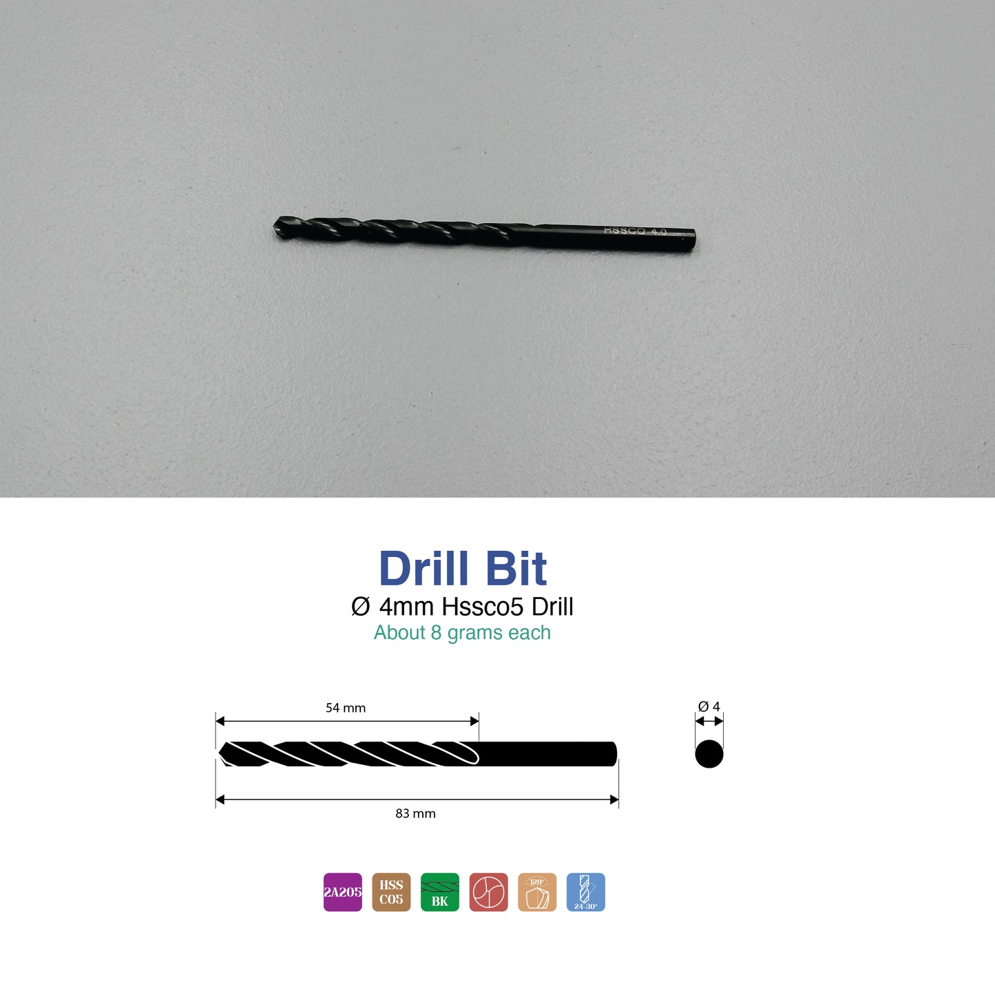Size 1mm – 13mm | Premium HSS-Co Cobalt Drill Bit | Heavy Duty Metal Drilling