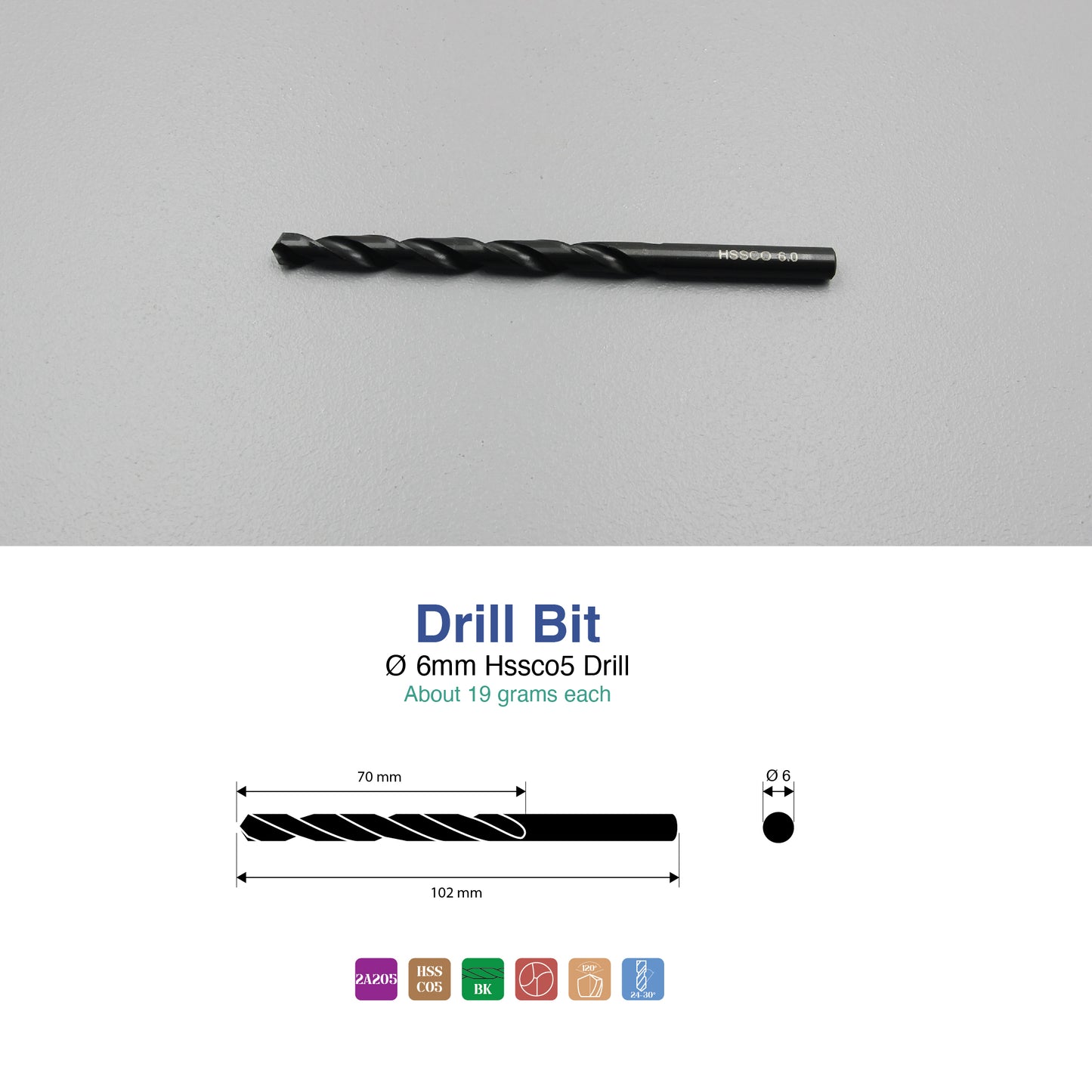 Size 1mm – 13mm | Premium HSS-Co Cobalt Drill Bit | Heavy Duty Metal Drilling