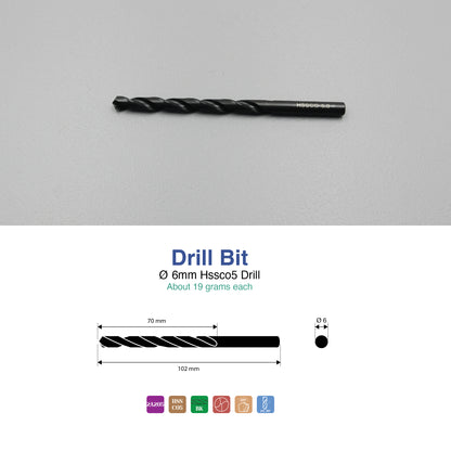 Size 1mm – 13mm | Premium HSS-Co Cobalt Drill Bit | Heavy Duty Metal Drilling
