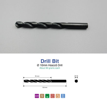 Size 1mm – 13mm | Premium HSS-Co Cobalt Drill Bit | Heavy Duty Metal Drilling