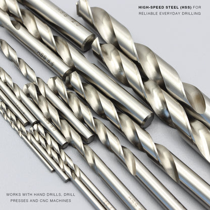 Sizes 1mm – 14mm | HSS Drill Bit Type-N | Metal, Steel & Cast Iron Drilling