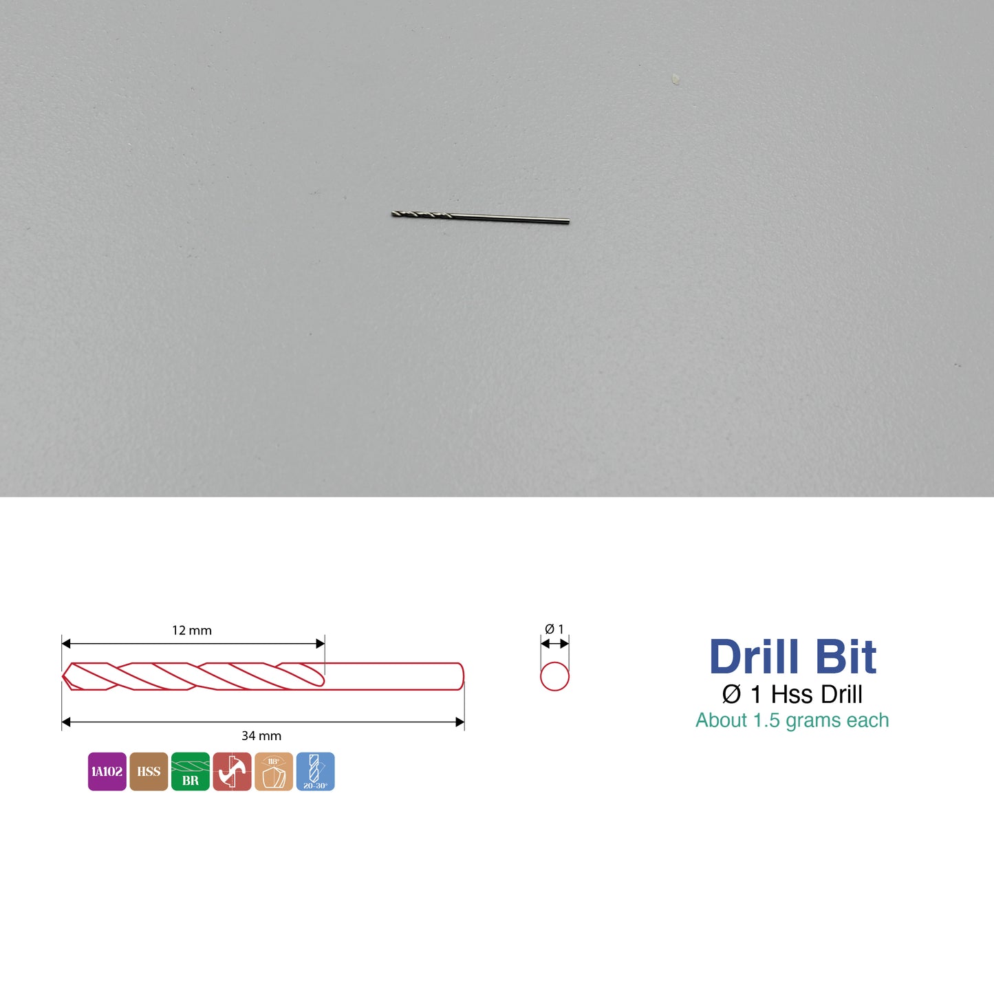 Sizes 1mm – 14mm | HSS Drill Bit Type-N | Metal, Steel & Cast Iron Drilling