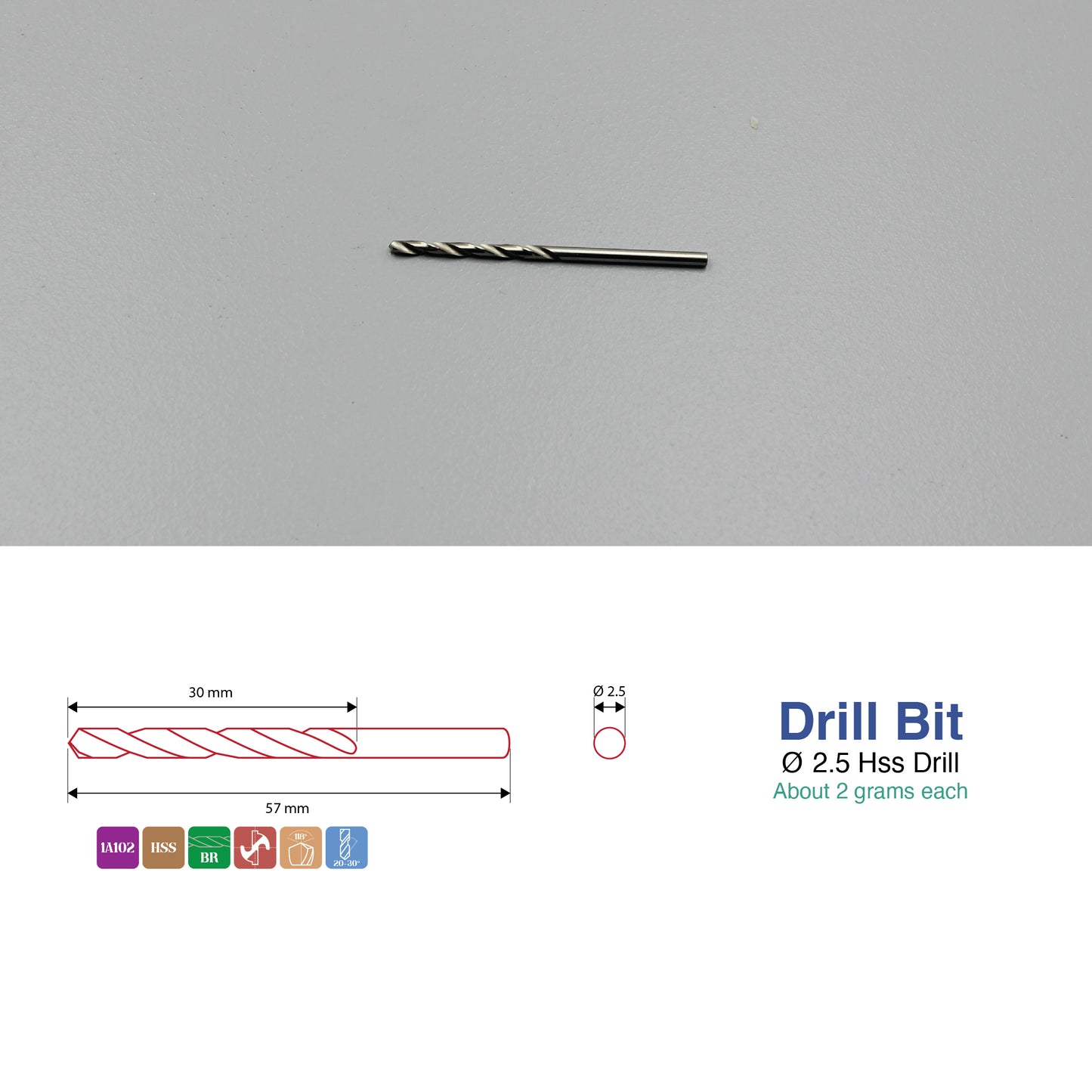 Sizes 1mm – 14mm | HSS Drill Bit Type-N | Metal, Steel & Cast Iron Drilling