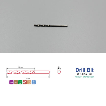 Sizes 1mm – 14mm | HSS Drill Bit Type-N | Metal, Steel & Cast Iron Drilling