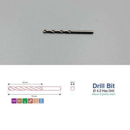 Sizes 1mm – 14mm | HSS Drill Bit Type-N | Metal, Steel & Cast Iron Drilling