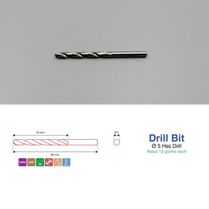 Sizes 1mm – 14mm | HSS Drill Bit Type-N | Metal, Steel & Cast Iron Drilling