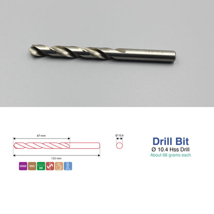Sizes 1mm – 14mm | HSS Drill Bit Type-N | Metal, Steel & Cast Iron Drilling