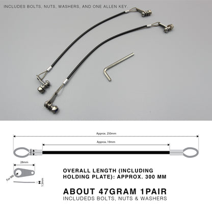 Universal End Cap Rope Hanger Kit | HeavyDuty | S304 | Conduit Cap Retention Set