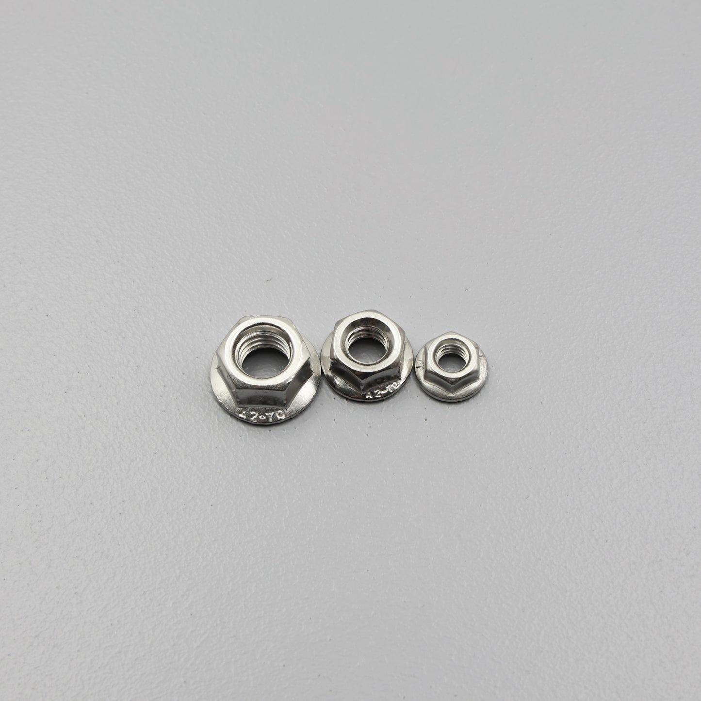 Stainless Steel Serrated Flange Nuts Metric Coarse Thread M6 M8 M10 Hex Lock Nut