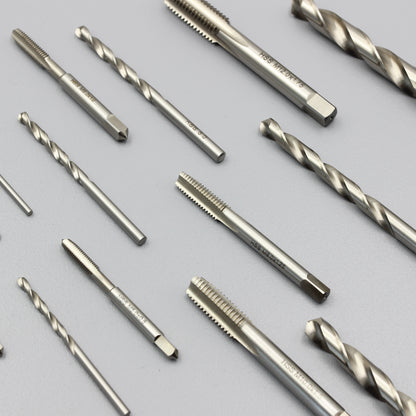 M3 M4 M5 M6 M8 M10 M12 Threading Set | HSS Metric Hand Tap + Matching Drill Bit