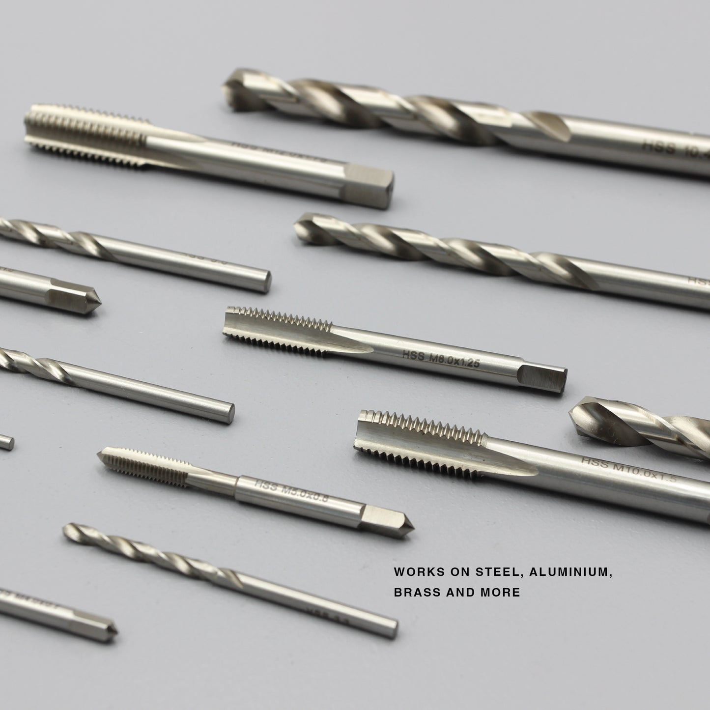 M3 M4 M5 M6 M8 M10 M12 Threading Set | HSS Metric Hand Tap + Matching Drill Bit