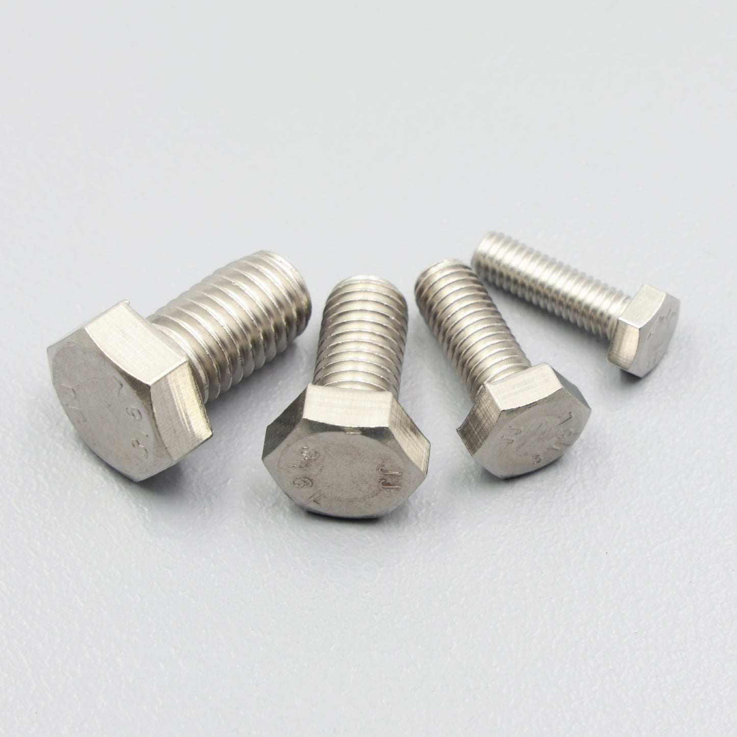 S316 Stainless Steel Hex Head Bolts Metric Coarse Thread M6 M8 M10 M12 Marine