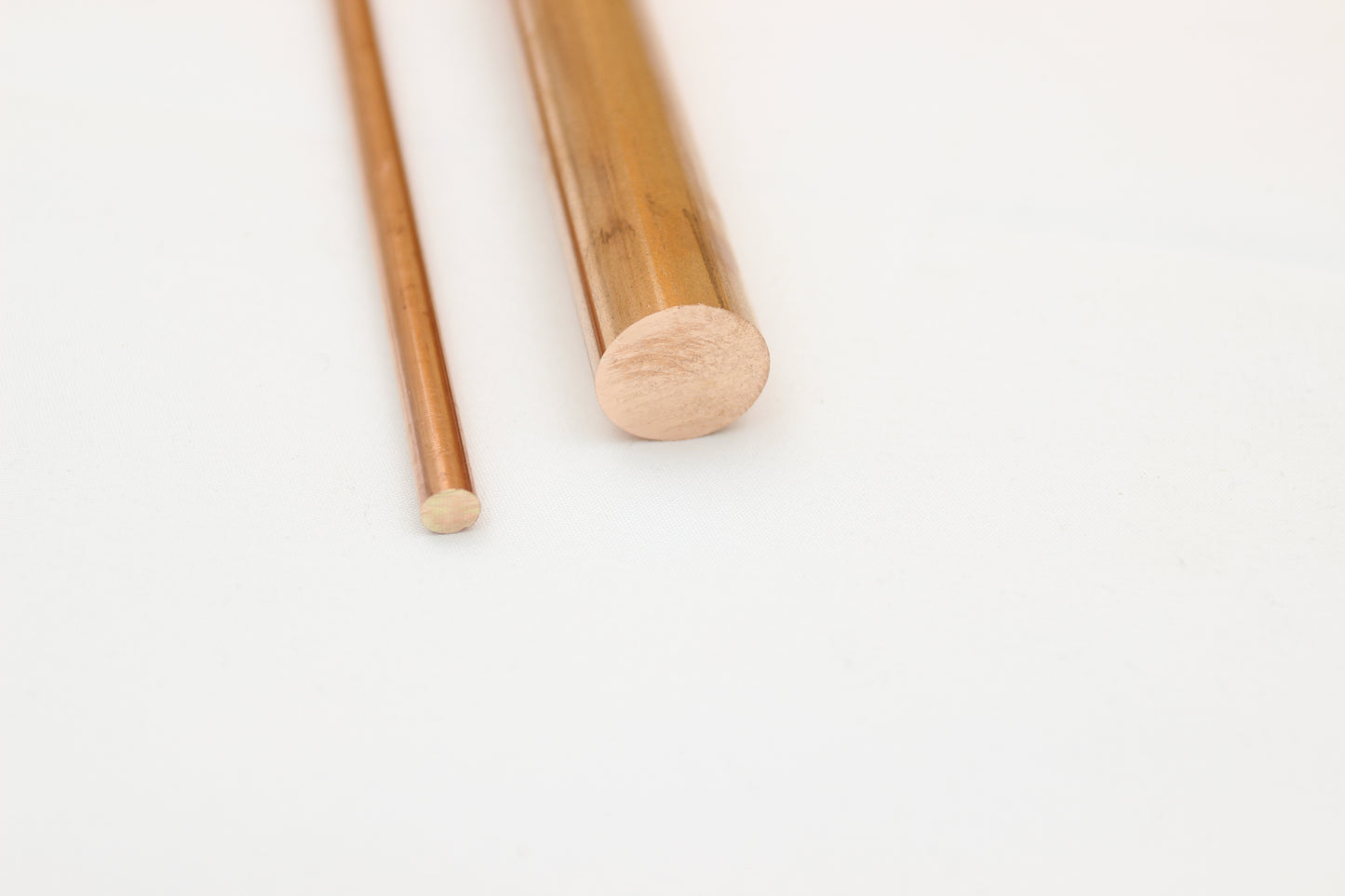 Copper Solid Rod | Ø9.53mm | C110 Alloy | Custom Length