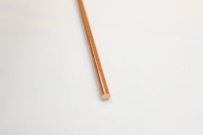 Copper Solid Rod | Ø9.53mm | C110 Alloy | Custom Length