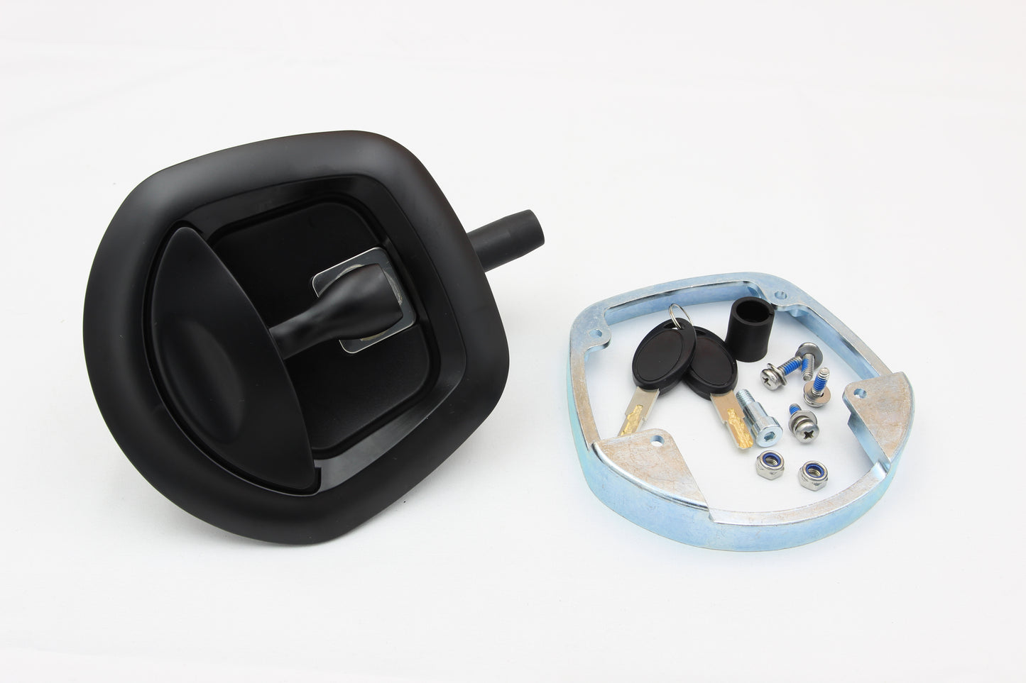 Whale Tail T-Handle Lock | 3-Point Compression Security Lock | Toolbox Canopy Lock