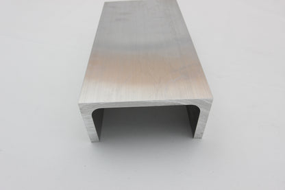 Aluminium U Channel | 50.8x101.6x7.93mm | 6082 T6 Alloy | Custom Length