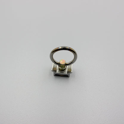 Silver Cargo L Track Anchor Ring Clip