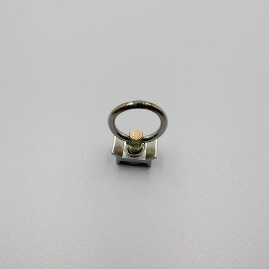 Silver Cargo L Track Anchor Ring Clip