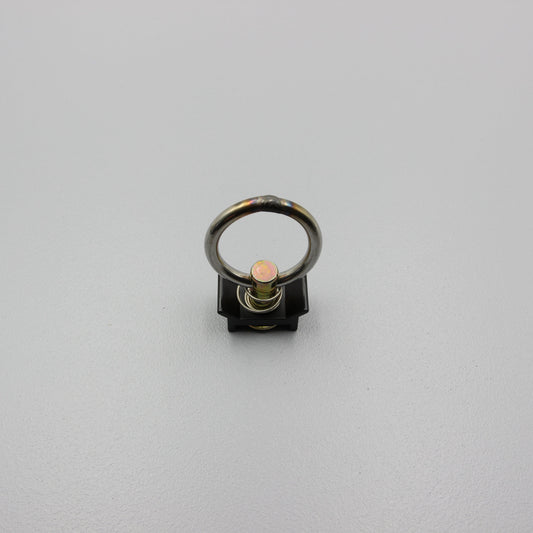 Black Cargo L Track Anchor Ring Clip