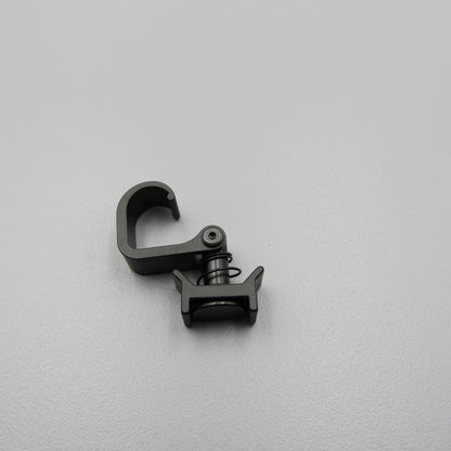 Black Cargo L Track 360 Degrees Hook