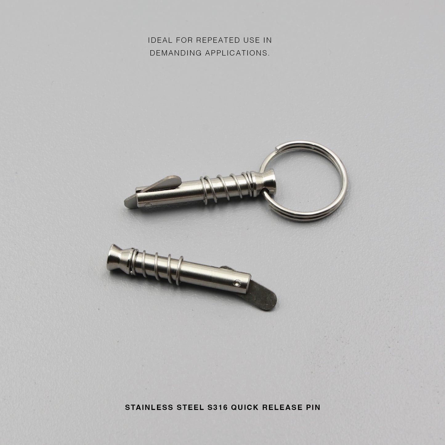 S316 Stainless Steel | Quick Release Locking Pin Spring Lock | 6.3mm
