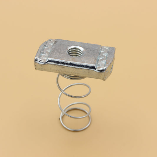 Long Spring Nut - Zinc Plated