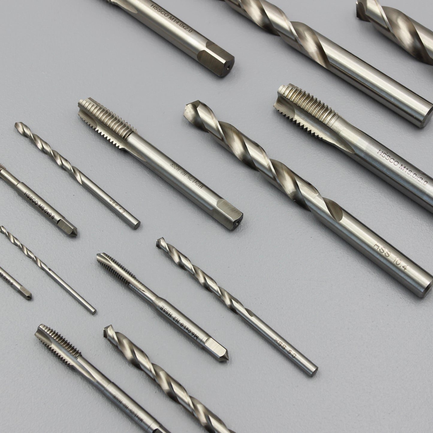 M3 M5 M6 M8 M10 M12 M14 M16 | Machine Gun Nose Tap & Drill Bit Set | HSS HSSCO