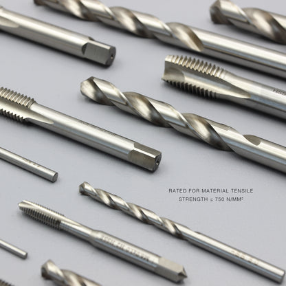 M3 M5 M6 M8 M10 M12 M14 M16 | Machine Gun Nose Tap & Drill Bit Set | HSS HSSCO